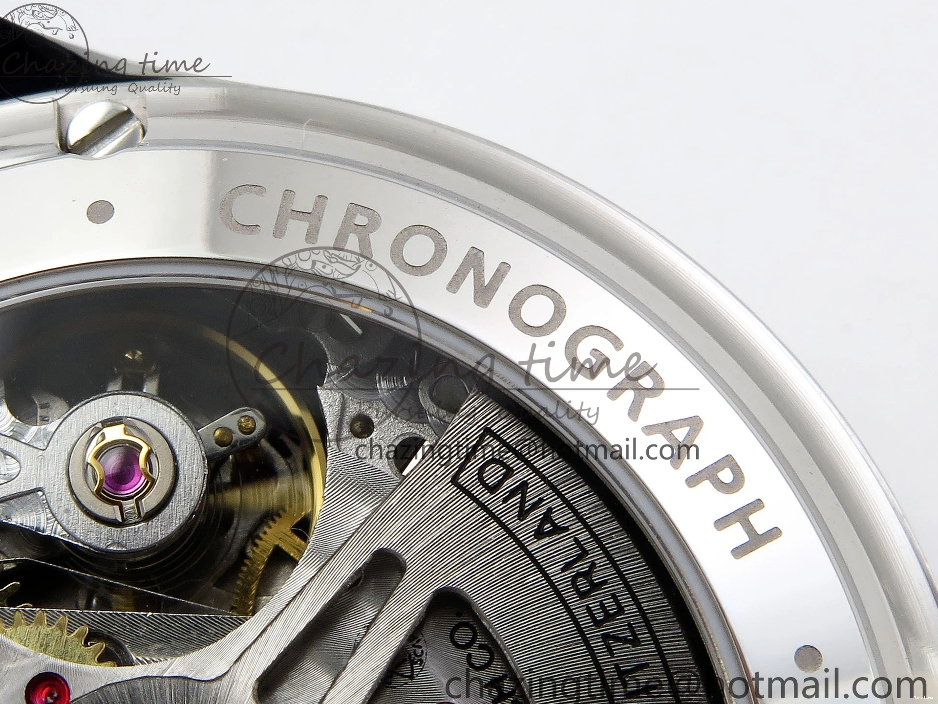 MIROTIME 0301 Reliable Portuguese Chrono IW3716 Z+F 1:1 Best Edition Red Dial on Red Rubber Strap A 7015